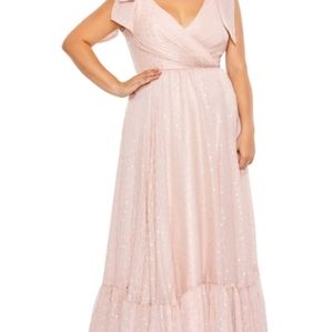 Mac Duggal Blush Maxi Dress/Gown 22W